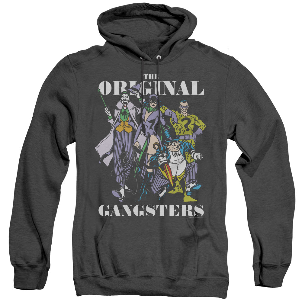 Dc Original Gangsters Heather Mens Hoodie Black Officially Licensed