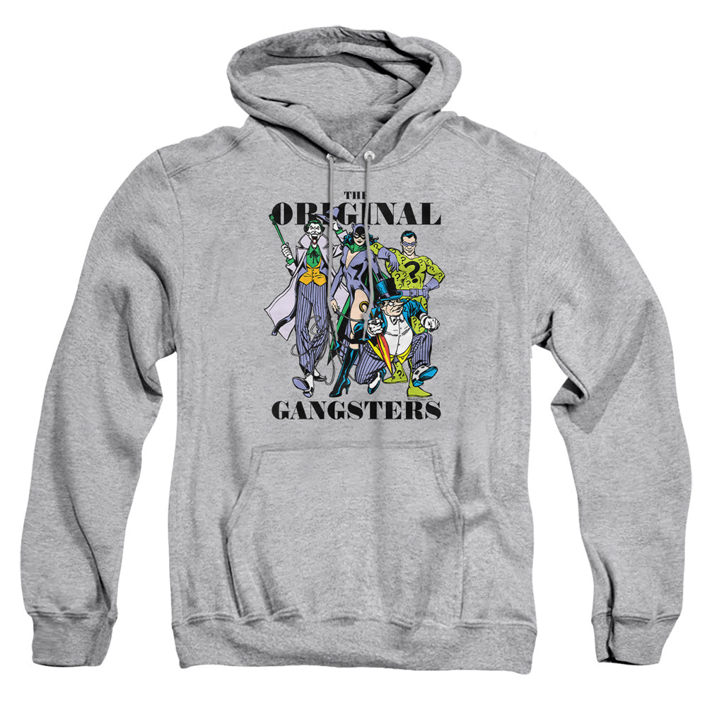 Dc Original Gangsters Mens Hoodie Athletic Heather Officially Licensed