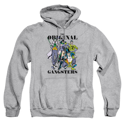 Dc Original Gangsters Mens Hoodie Athletic Heather Officially Licensed