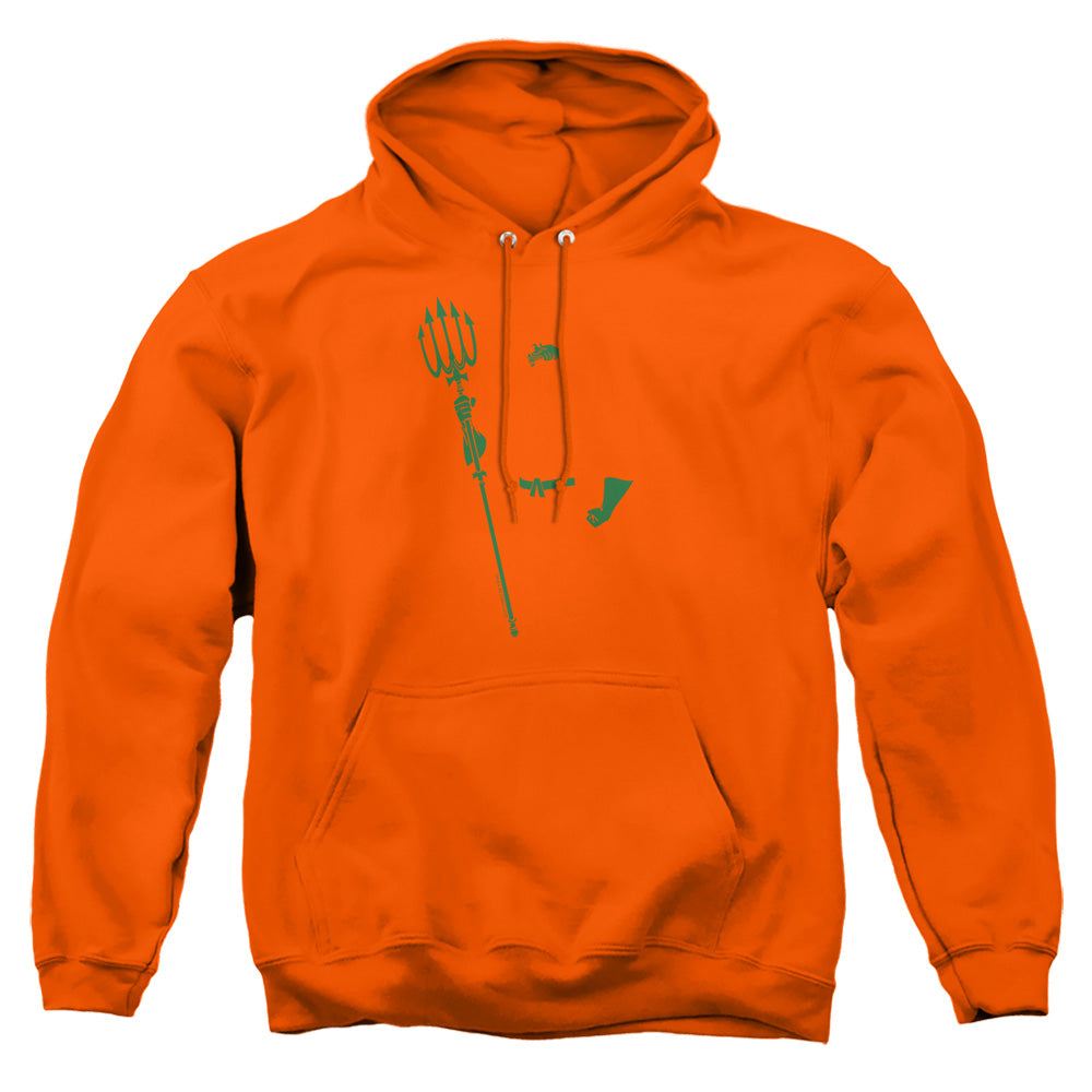 Dc Aqua Min Mens Hoodie Orange Officially Licensed
