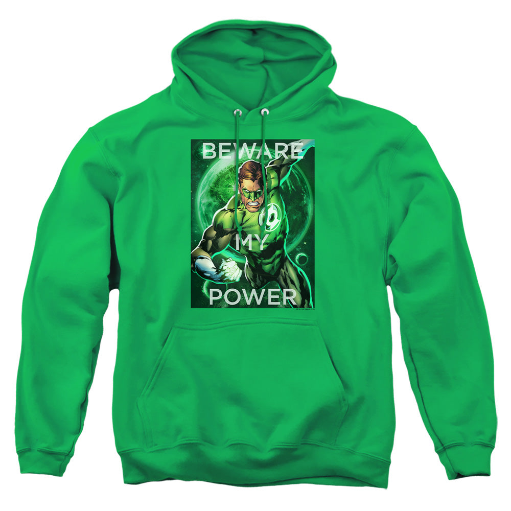 Dc Power Mens Hoodie Kelly Green Officially Licensed