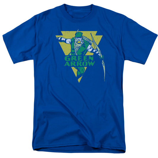 Dc Distressed Arrow Mens T Shirt Royal Blue Officially Licensed