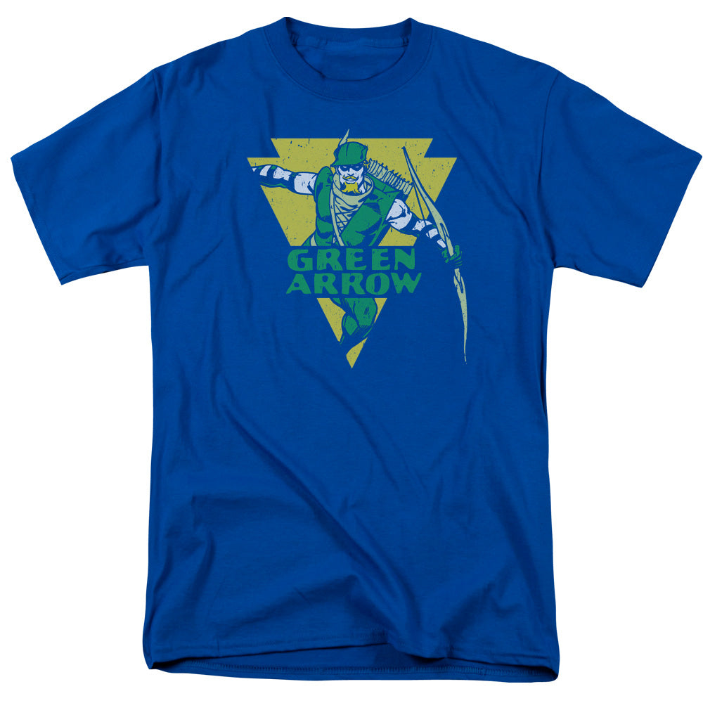 Dc Distressed Arrow Mens T Shirt Royal