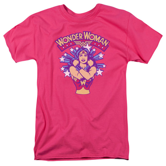 Dc Star Crossed Mens T Shirt Hot Pink
