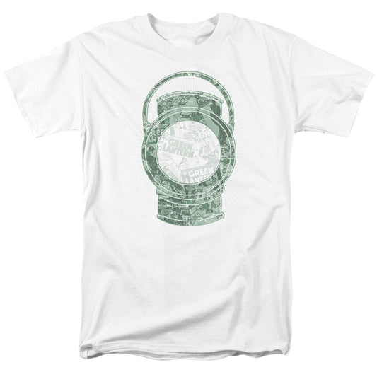 Dc Lantern Cover Mens T Shirt White
