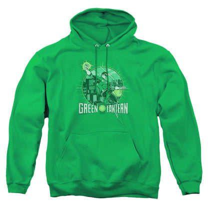Dc City Power Mens Hoodie Kelly Green Officially Licensed