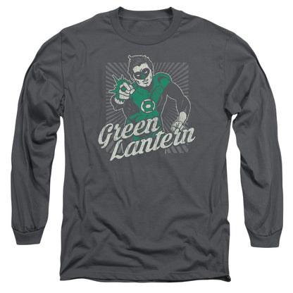 Dc Ring Rays Mens Long Sleeve Shirt Charcoal Officially Licensed