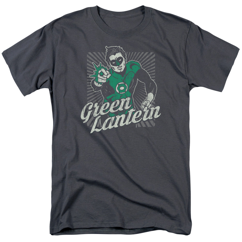 Dc Ring Rays Mens T Shirt Charcoal