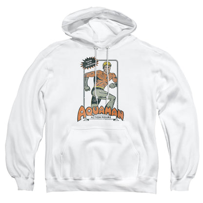 Dc Am Action Figure Mens Hoodie White Officially Licensed