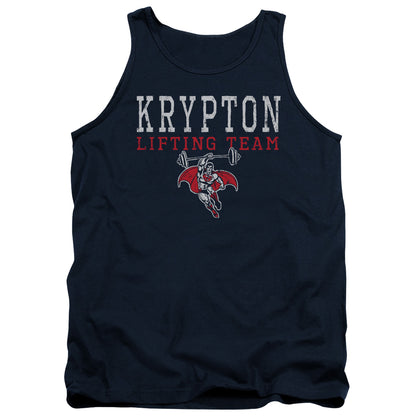 Dco Krpton Lifting Mens Tank Top Shirt Navy