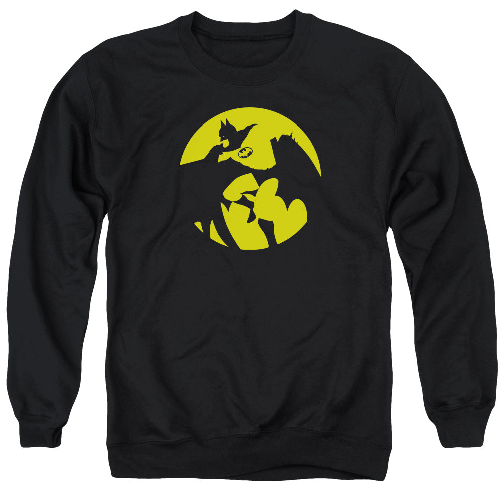 Dco Batman Spotlight Mens Crewneck Sweatshirt Black