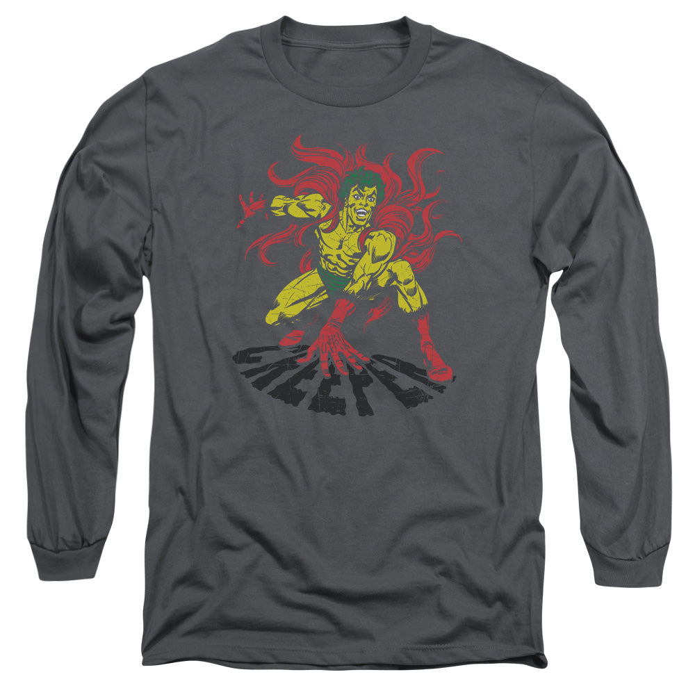 Dco Creeper Mens Long Sleeve Shirt Charcoal Officially Licensed