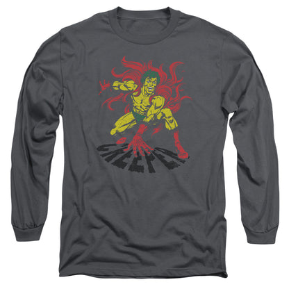 Dco Creeper Mens Long Sleeve Shirt Charcoal Officially Licensed