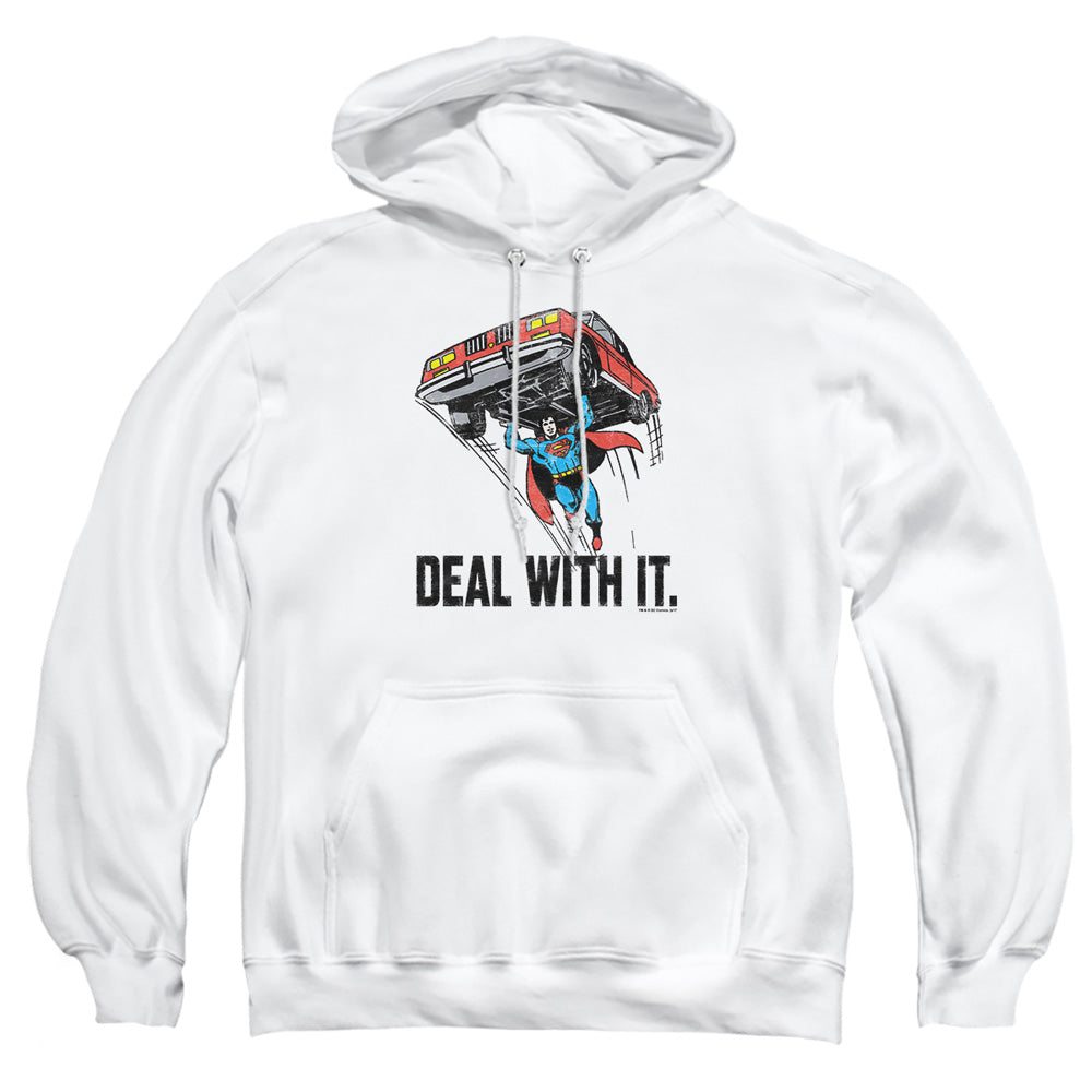 Dco Deal With It Mens Hoodie White Officially Licensed
