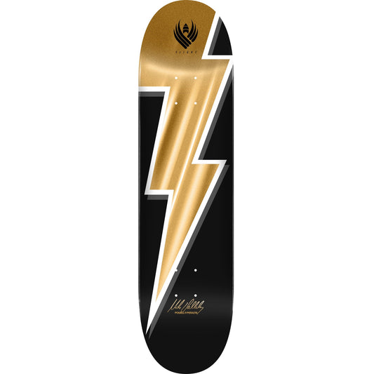 Powell Peralta Mike Vallely Lightning Bolt Flight Skateboard Deck - 8.5″ Gold Foil