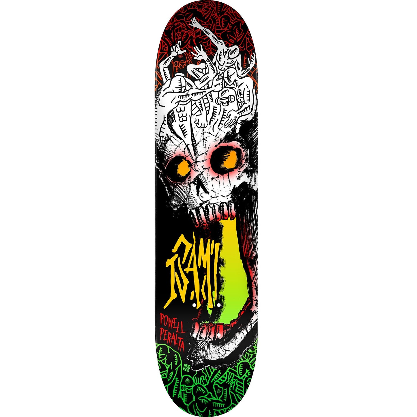 Powell Peralta Isamu Yamamoto Skull Skateboard Deck - 8.0ƒ??