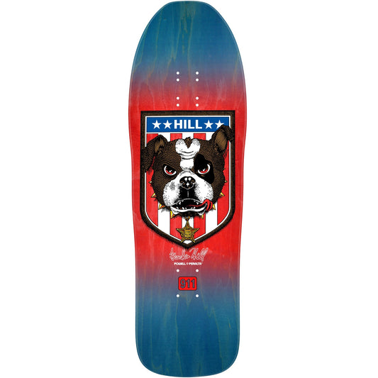 Powell Peralta Frankie Hill Bulldog Reissue Skateboard Deck - 10ƒ?? Blue/Red fade **PRE-ORDER**