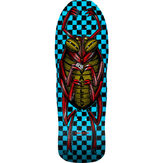 Powell Peralta OG Mike Vallely Bug Reissue Skateboard Deck - 10ƒ?? Blue/Red Foil