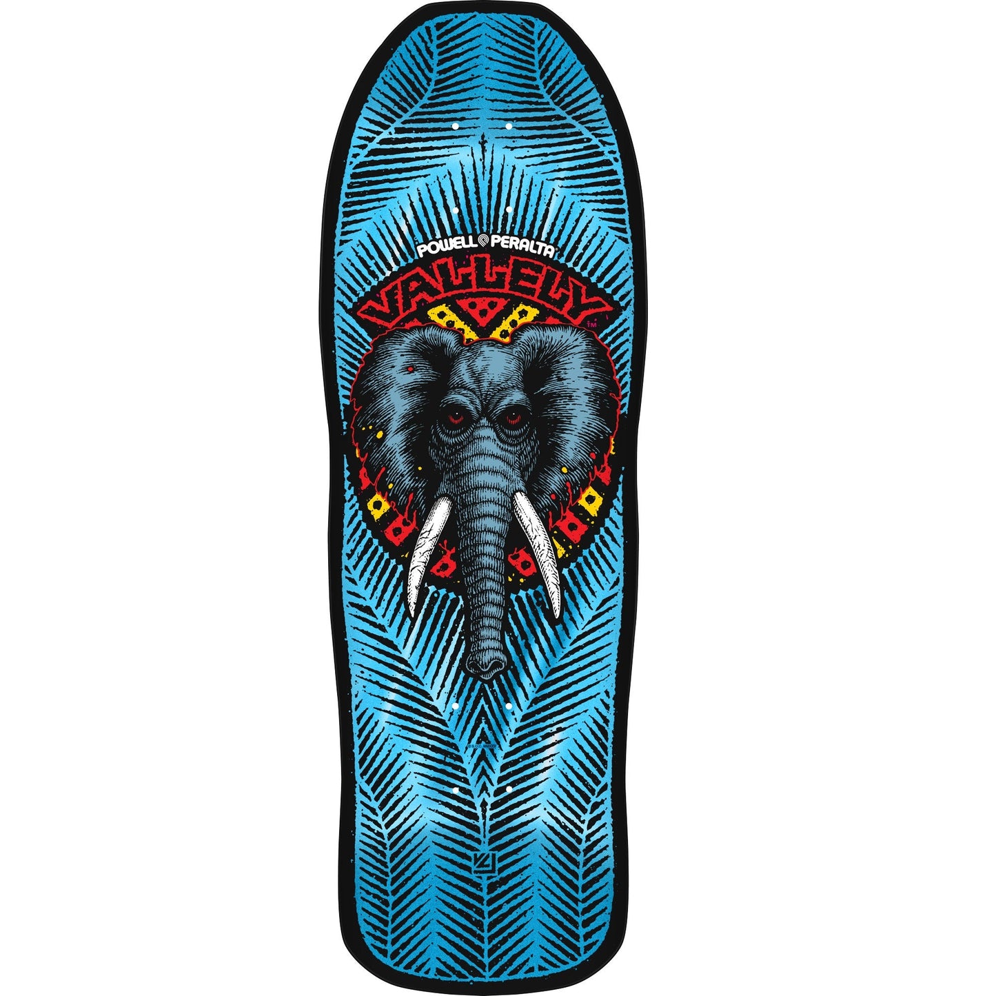 Powell Peralta Mike Vallely Elephant Reissue Deck - 10ƒ?? Blue Foil **PRE-ORDER**