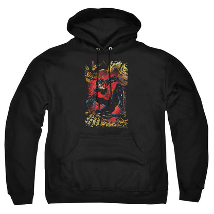 Jla Nightwing #1 Mens Hoodie Black Officially Licensed