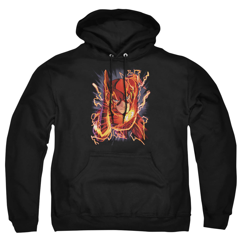 Jla Flash #1 Mens Hoodie Black Officially Licensed