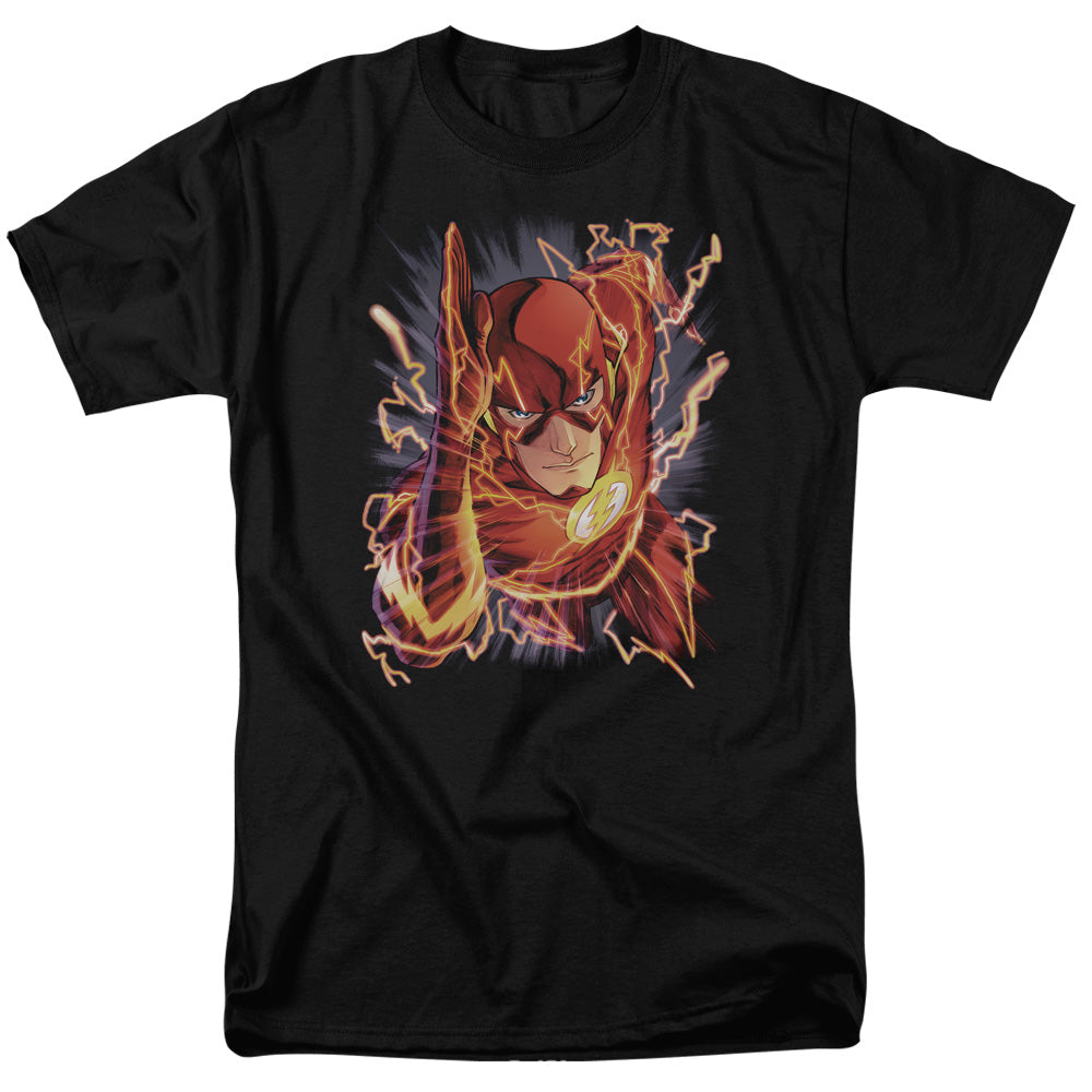 Jla Flash #1 Mens T Shirt Black