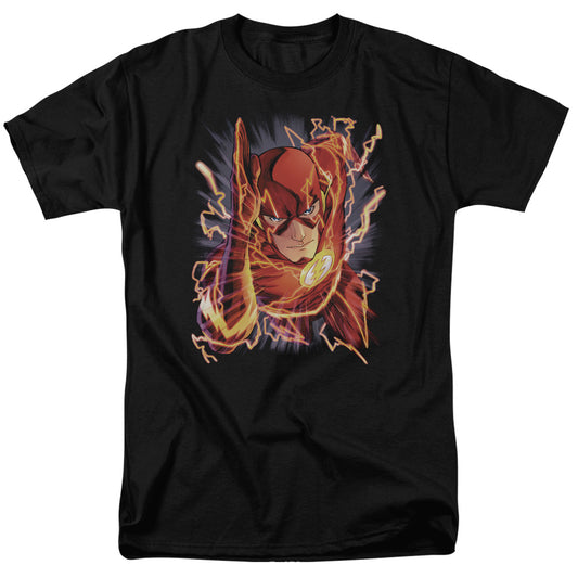 Justice League Of America Flash #1 Mens T Shirt Black