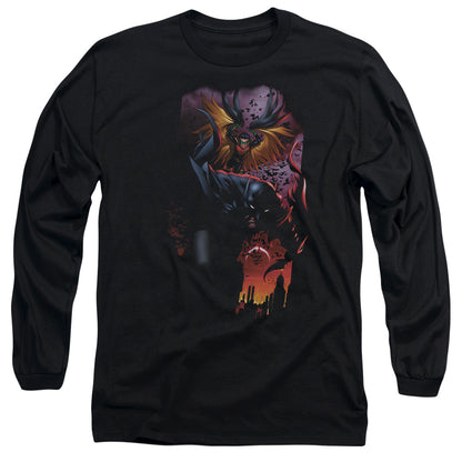 Batman Batman & Robin #1 Mens Long Sleeve Shirt Black Officially Licensed