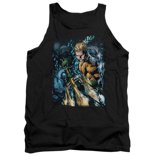 Justice League Aquaman #1 Mens Tank Top Shirt Black