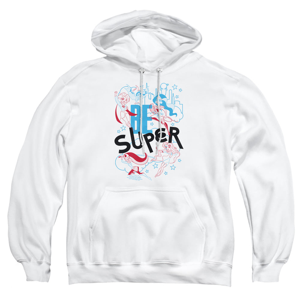 Dc Superhero Girls Be Super Mens Hoodie White Officially Licensed