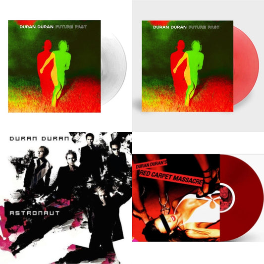 Duran Duran - Future Past & Future Past (Transparent Red LP Vinyl) (I) & Astronaut (Milky Clear Vinyl/2LP) (I) & Red Carpet Massacre (Translucent Ruby Vinyl/2LP) (I)