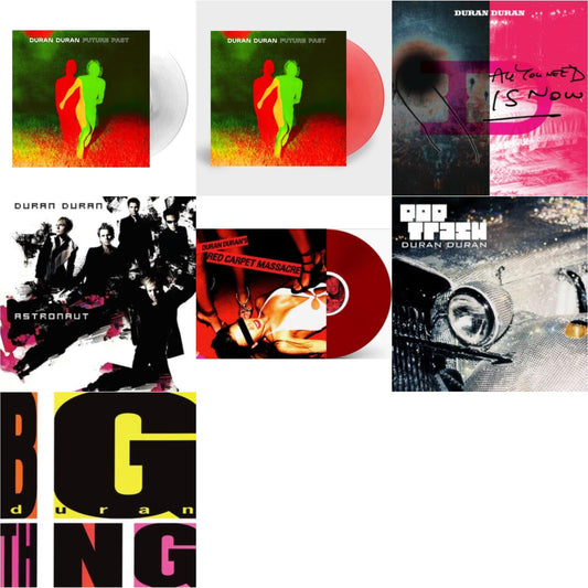 Duran Duran - Future Past & Future Past (Transparent Red LP Vinyl) (I) & All You Need Is Now (Magenta Vinyl/2LP) (I) & Astronaut (Milky Clear Vinyl/2LP) (I) & Red Carpet Massacre (Translucent Ruby Vinyl/2LP) (I) & Pop Trash (2LP) & Big Thing (2010