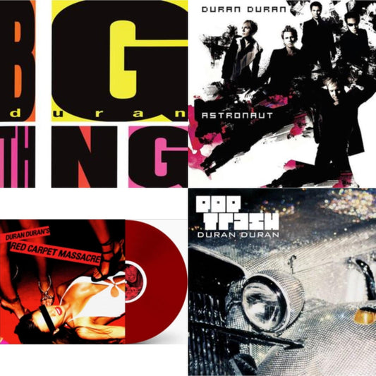 Duran Duran - Astronaut (Milky Clear Vinyl/2LP) (I) & Red Carpet Massacre (Translucent Ruby Vinyl/2LP) (I) & Pop Trash (2LP) & Big Thing (2010 Remaster)