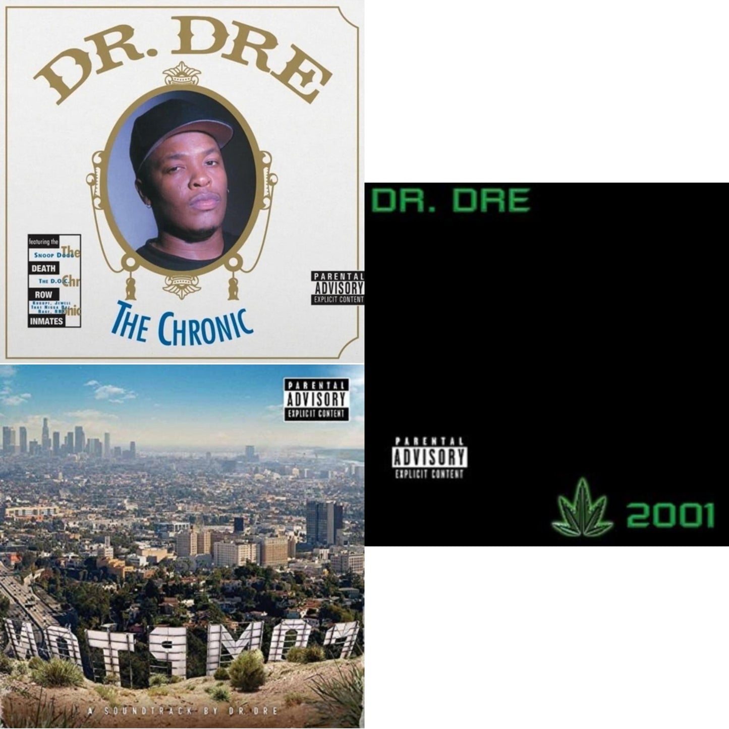 Dr. Dre - Chronic (2LP) (X) & Compton & 2001 (2LP)