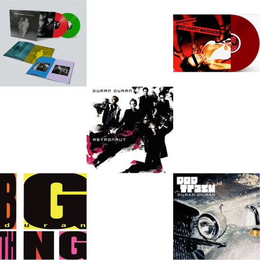 Duran Duran - Astronaut (Milky Clear Vinyl/2LP) (I) & Red Carpet Massacre (Translucent Ruby Vinyl/2LP) (I) & Future Past (Complete Edition/2LP) & Pop Trash (2LP) & Big Thing (2010 Remaster)