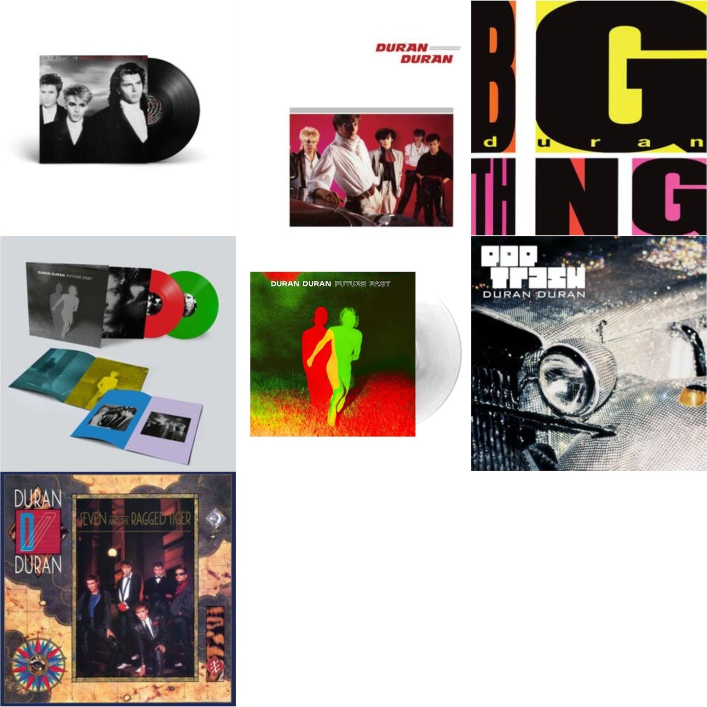 Duran Duran - Notorious (2010 Remaster) & Duran Duran (2010 Remaster) & Big Thing (2010 Remaster) & Future Past (Complete Edition/2LP) & Future Past & Pop Trash (2LP) & Seven & The Ragged Tiger (2010 Remaster)