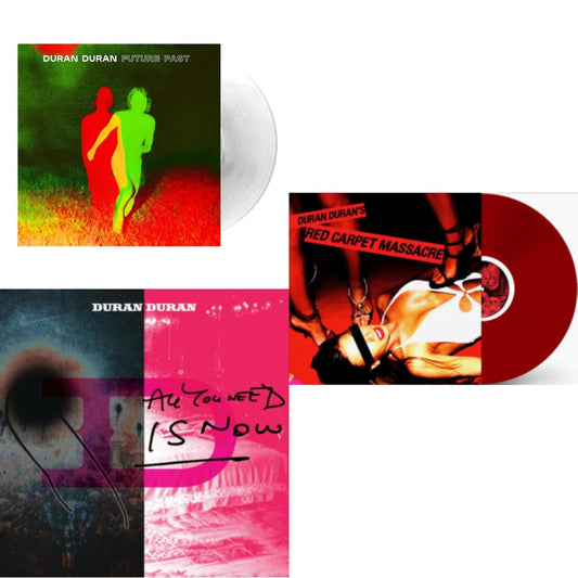 Duran Duran - Future Past & All You Need Is Now (Magenta Vinyl/2LP) (I) & Red Carpet Massacre (Translucent Ruby Vinyl/2LP) (I)