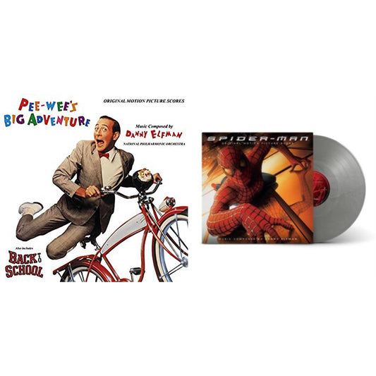 Danny Elfman - Pee-Wee's Big Adventure Ost (Red LP Vinyl) & Spider-Man Ost (20Th Anniversary/180G/Silver LP Vinyl)