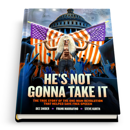 Dee Snider He's Not Gonna Take It - Signed Deluxe Bundle Book