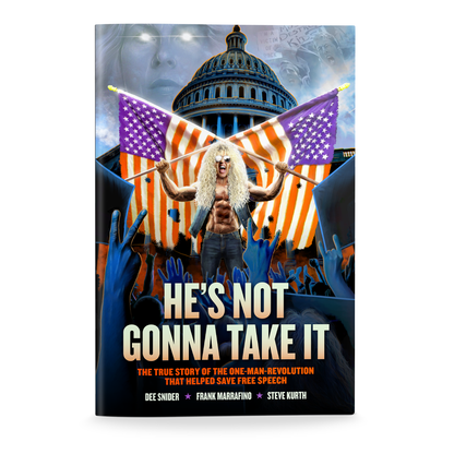 Dee Snider He's Not Gonna Take It - Signed Deluxe Bundle Book