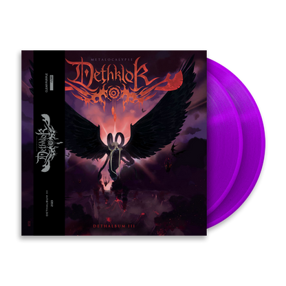 Dethklok 'Dethalbum Iii' Clear Purple LP + Dethklok X Revolver Special Collector's Edition Vinyl Record