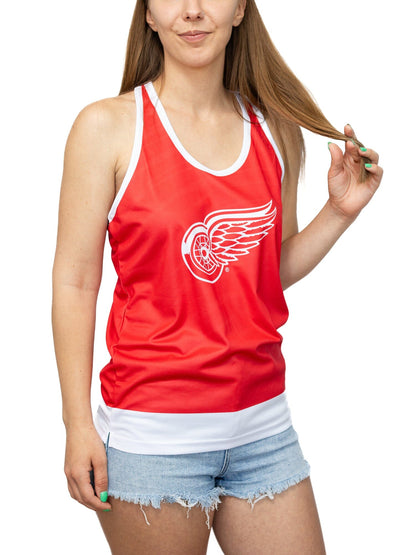 Detroit Red Wings Women's Racerback Hockey Tank