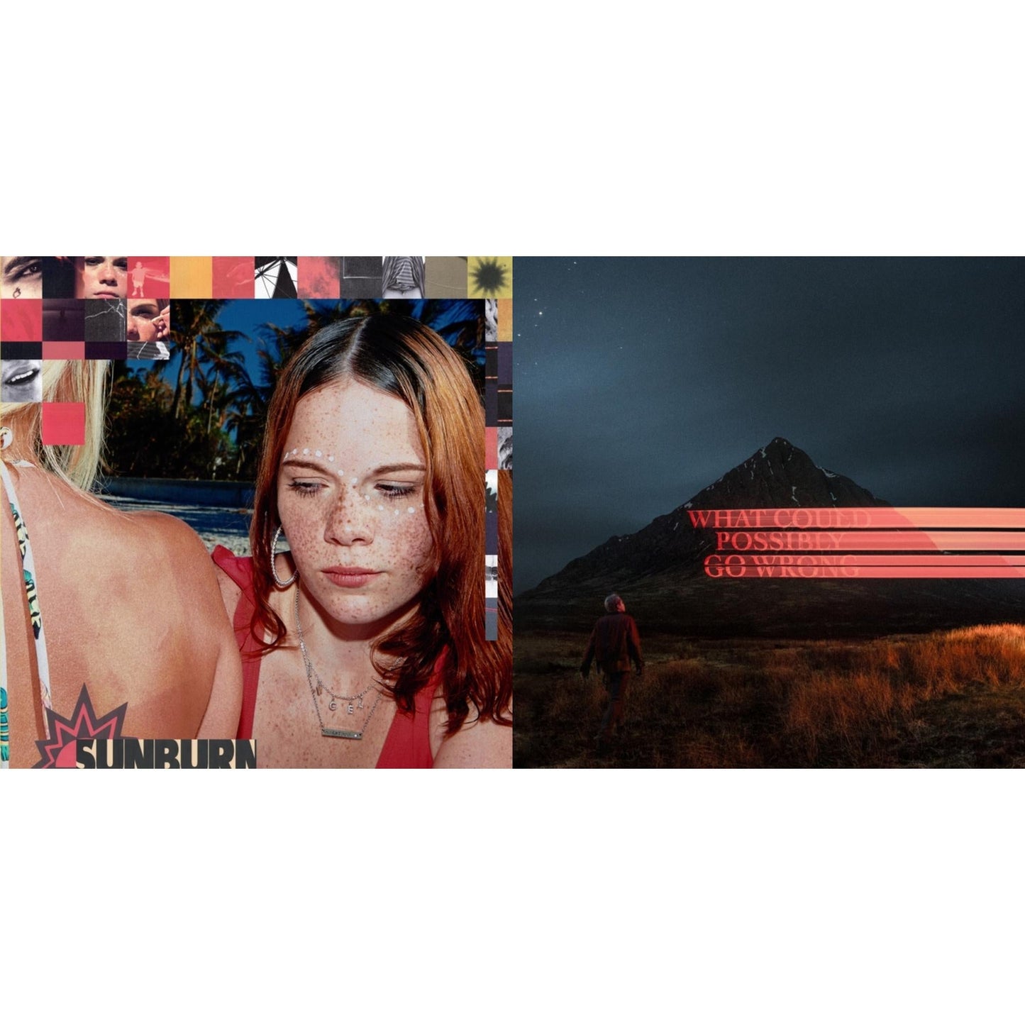 Dominic Fike - Sunburn (X) (150G) & What Could Possibly Go Wrong (X) (140G/Poster) - LP Vinyl Bundle