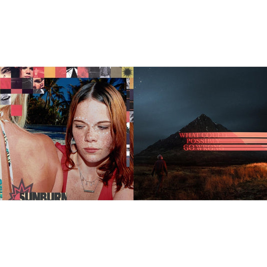 Dominic Fike - Sunburn (X) (150G) & What Could Possibly Go Wrong (X) (140G/Poster) - LP Vinyl Bundle