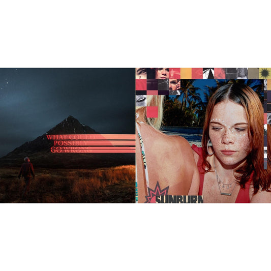Dominic Fike - What Could Possibly Go Wrong (X) (140G/Poster) & Sunburn (X) (150G) - LP Vinyl Bundle