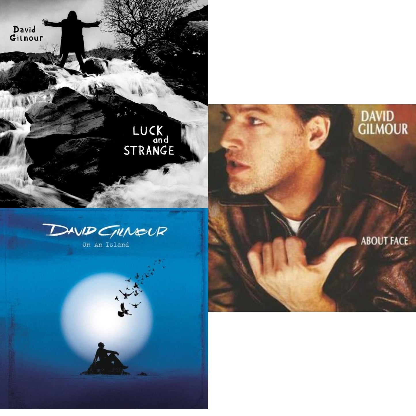 David Gilmour - Luck & Strange & On An Island & About Face - CD Bundle