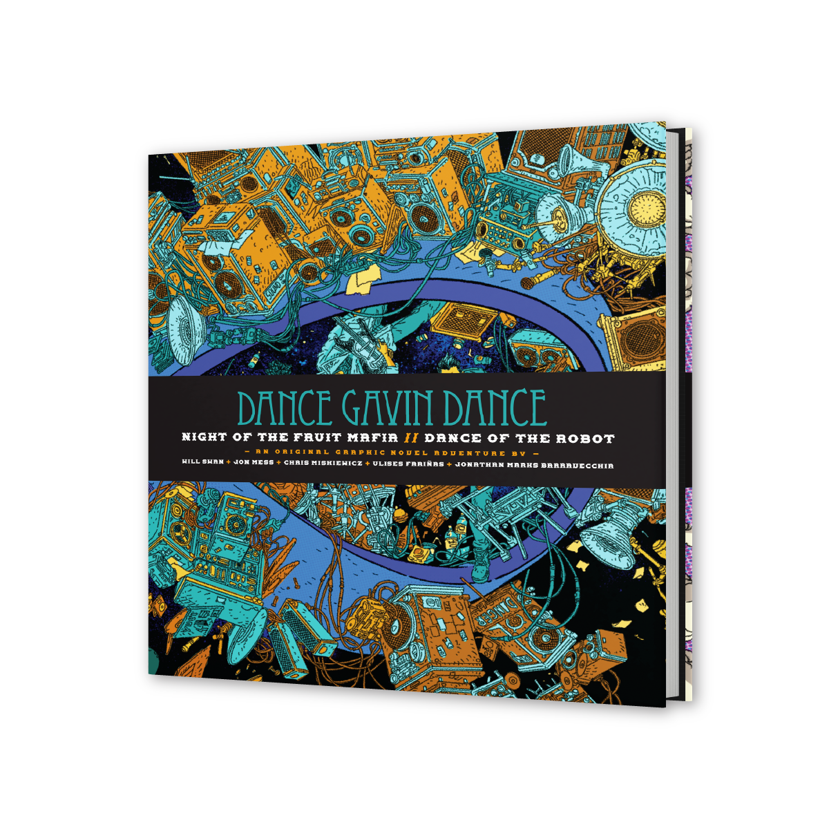 Dance Gavin Dance: Night of the Fruit Mafia // Dance of the Robot - Graphic Novel (Standard Edition) Book