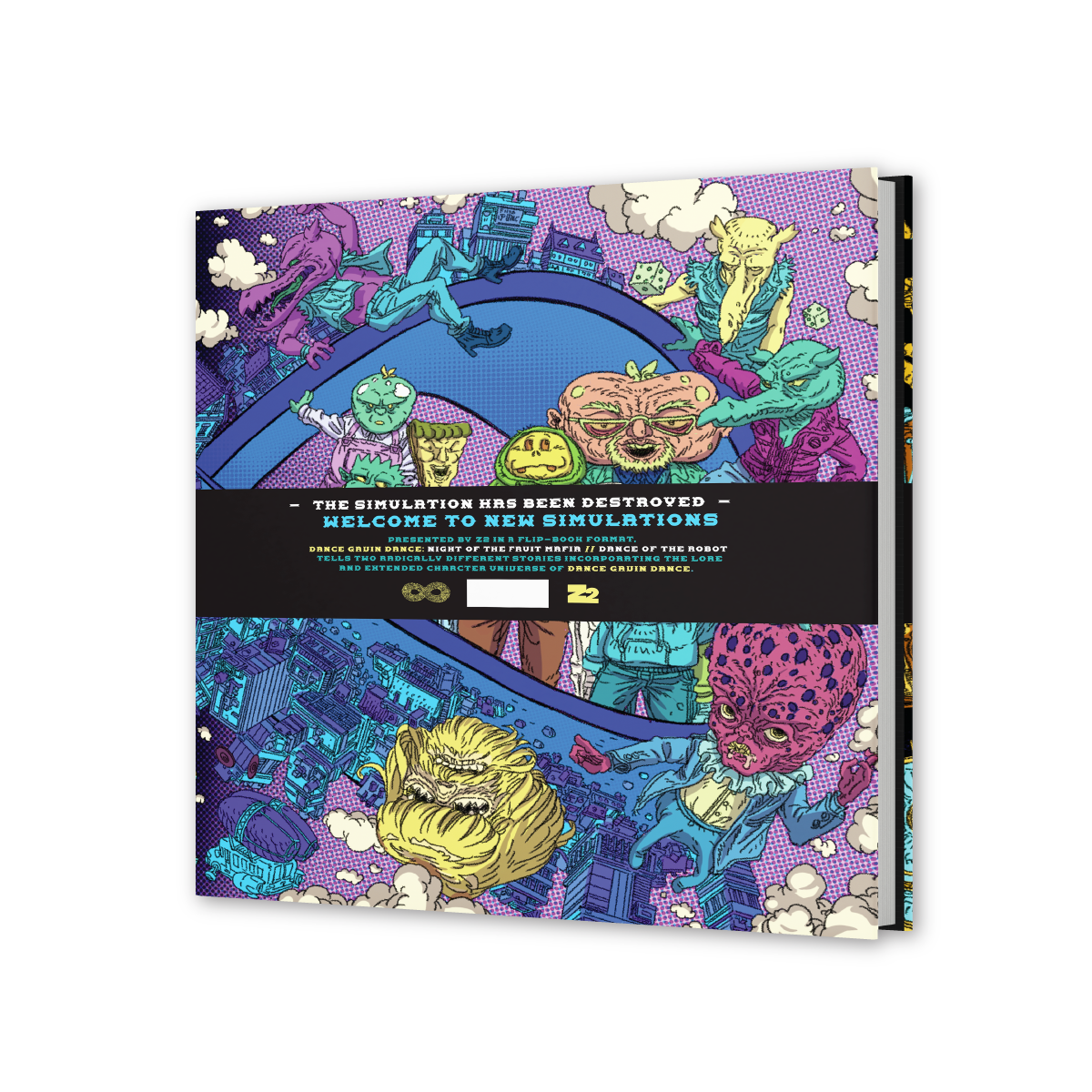 Dance Gavin Dance: Night of the Fruit Mafia // Dance of the Robot - Graphic Novel (Standard Edition) Book