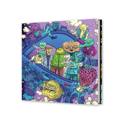 Dance Gavin Dance Night of the Fruit Mafia // Dance of the Robot - Graphic Novel (Signed Platinum Edition) Vinyl Record