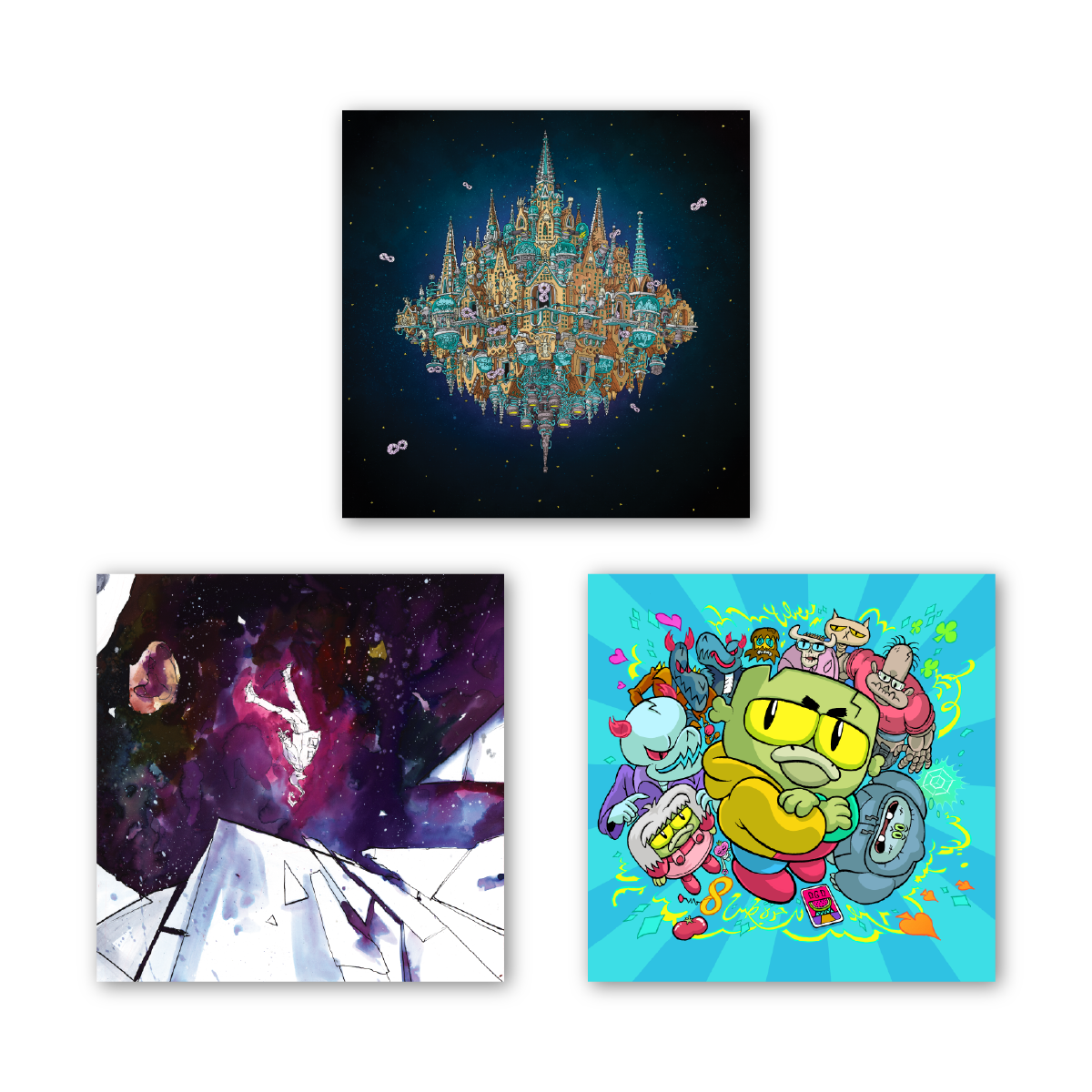 Dance Gavin Dance Night of the Fruit Mafia // Dance of the Robot - Graphic Novel (Deluxe Vinyl Record Edition)